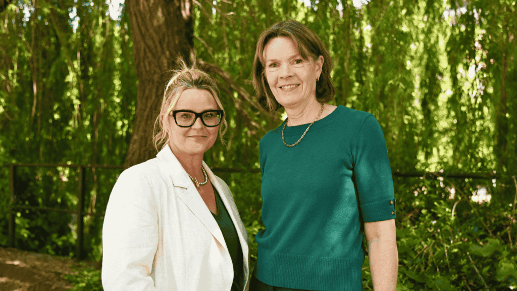 Susie Jarrold, Managing Director of Jarrold Training and Vicky Allison, Owner of Urban Interiors